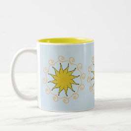 Taza de la taza del té del coffe de la sol