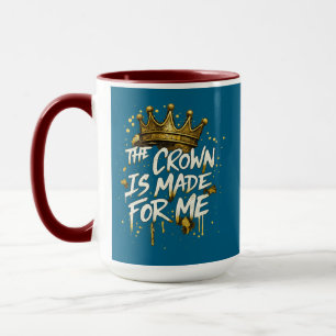 Taza de la taza motivacional de oro hecha para mí