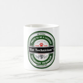 taza de la tecnología del veterinario