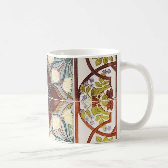 Taza de la teja de Peranakan (Derecha)
