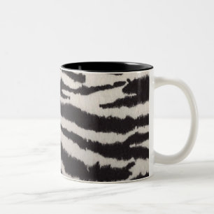 Taza de la tela de la cebra