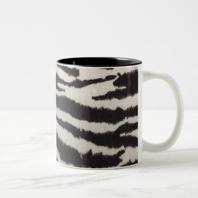 Taza de la tela de la cebra (Derecha)