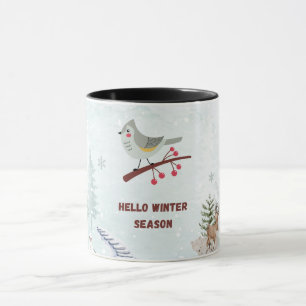 Taza de la temporada de invierno Hello – Cacao cal