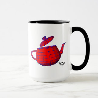 Taza de la tetera de Utah (una impresión lateral)