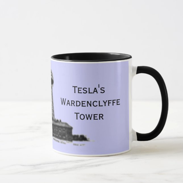Taza de la torre de Wardenclyffe de Tesla (Derecha)