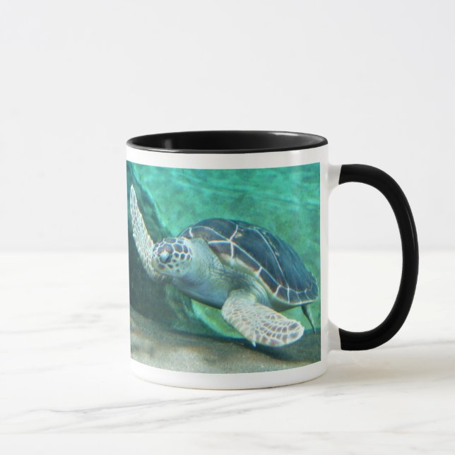 Taza de la tortuga de mar verde (Derecha)