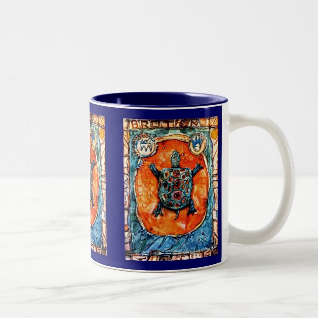 Taza de la tortuga de PMACarlson Brother (Derecha)