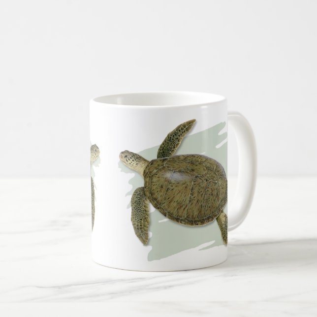 Taza de la tortuga verde (Anverso derecho)