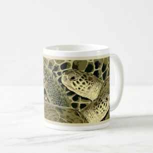 Taza de la tortuga verde