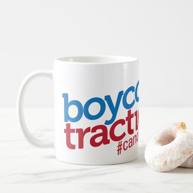 Taza de la tracción del boicoteo (Con donut)