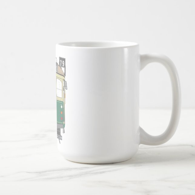 Taza de la tranvía de la herencia de Melbourne (Derecha)