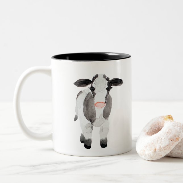 Taza de la vaca del cortijo (Con donut)