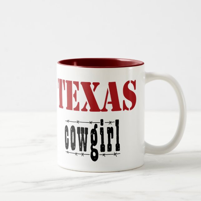 Taza de la vaquera de Tejas (Derecha)
