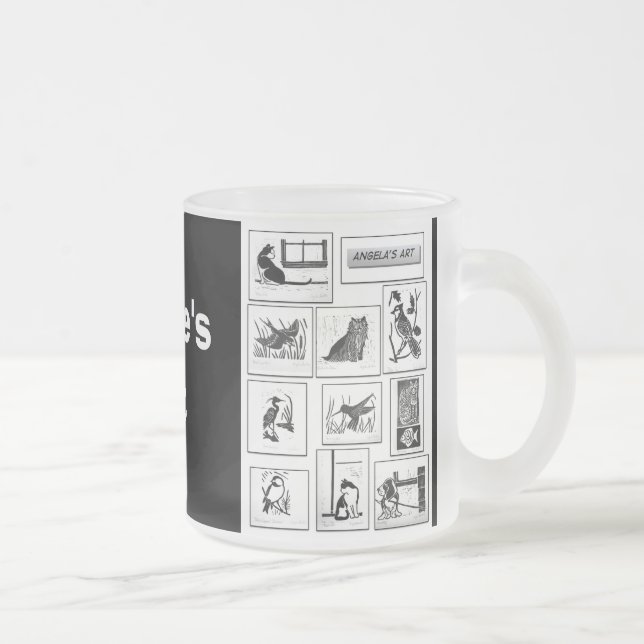 Taza de la variedad del arte de Angie (Derecha)