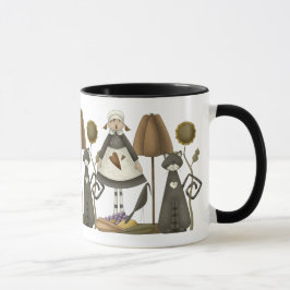 Taza de la vida del peregrino de la acción de