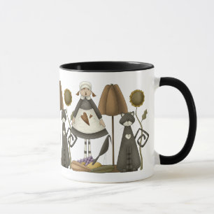 Taza de la vida del peregrino de la acción de