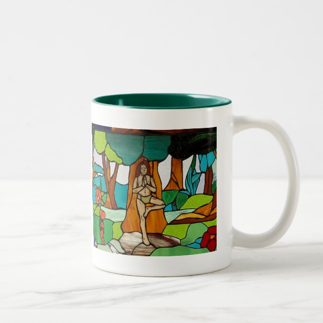 Taza de la yoga de la actitud del árbol (Derecha)