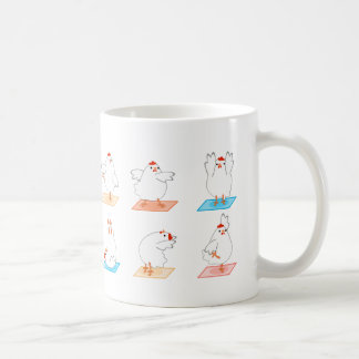 Taza de la yoga del pollo