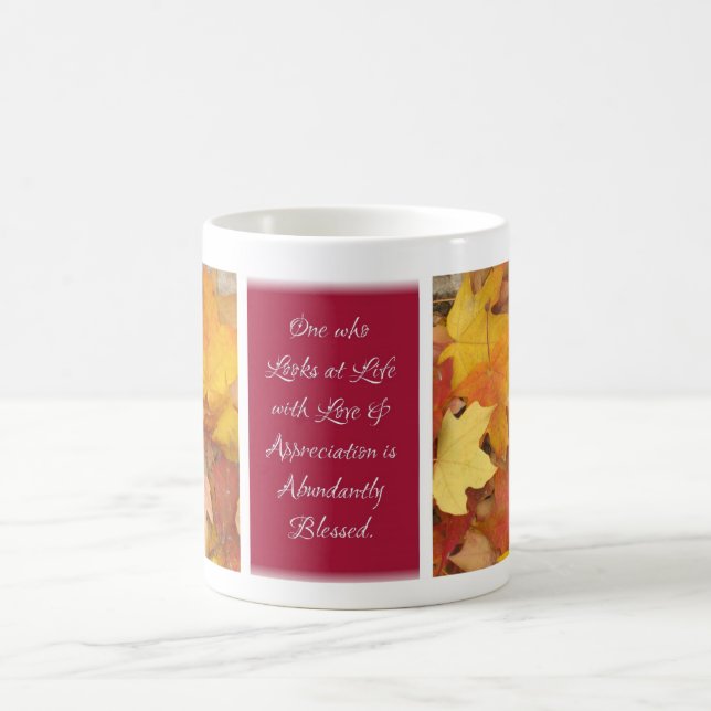 Taza de las bendiciones de la acción de gracias - (Centro)