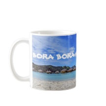 Taza de las casas de planta baja de Bora Bora