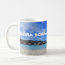Taza de las casas de planta baja de Bora Bora