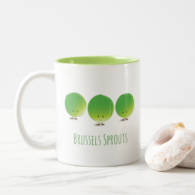 Taza de las coles de Bruselas el | (Con donut)