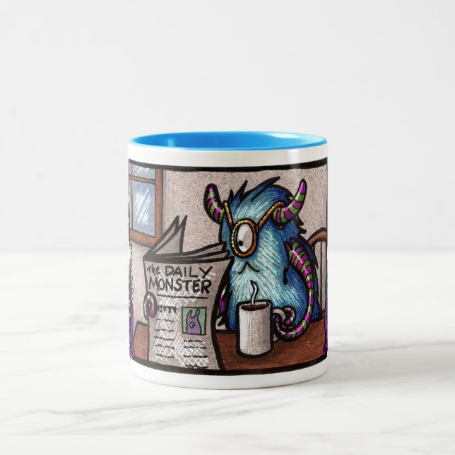 Taza de las criaturas de Feeping - monstruo del (Centro)
