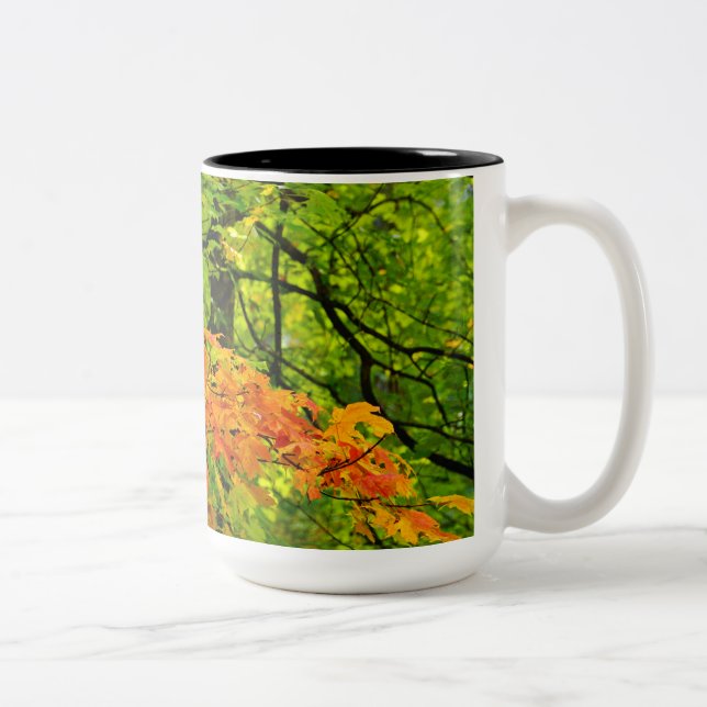 Taza de las hojas de otoño (Derecha)