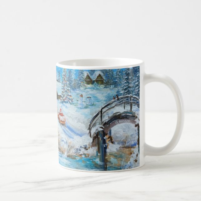 Taza de las ilustraciones del vintage. Días de (Derecha)