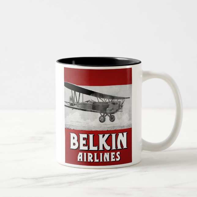 Taza de las líneas aéreas de Belkin (Derecha)