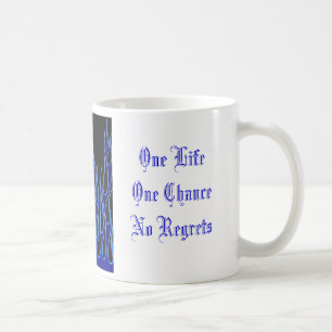 Taza de las llamas azules