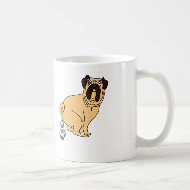 Taza de las magdalenas de Pooping del barro (Derecha)