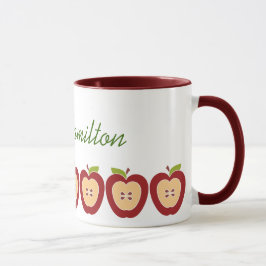 Taza de las manzanas del profesor