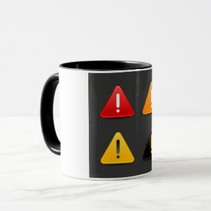 Taza de las marcas de exclamación