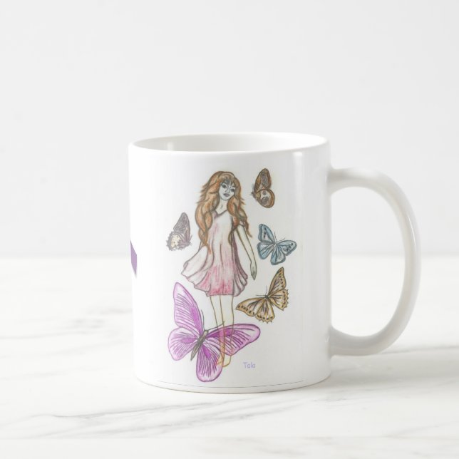 Taza de las mariposas - 15 onzas (Derecha)