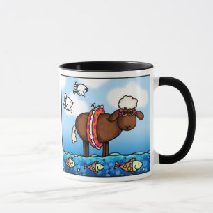 taza de las ovejas del verano
