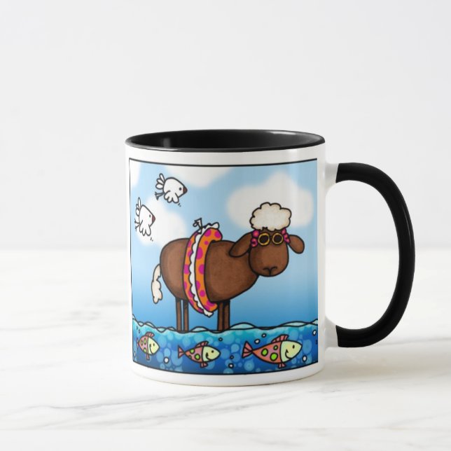 taza de las ovejas del verano (Derecha)