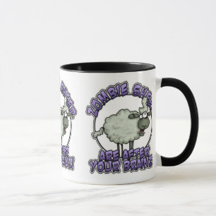 taza de las ovejas del zombi