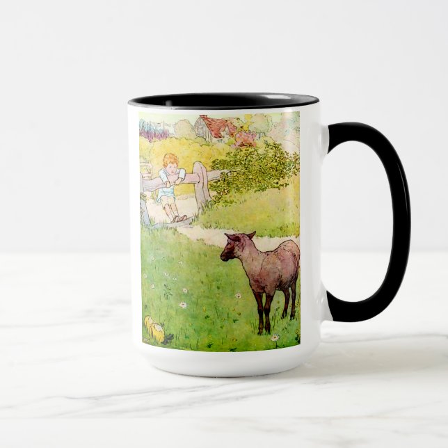 Taza de las ovejas negras del Baa del Baa (Derecha)