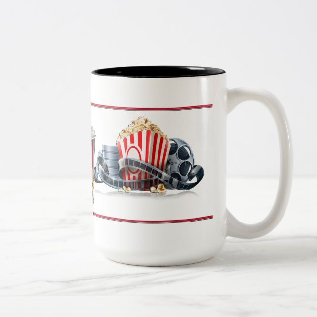 Taza de las palomitas de la noche de película (Derecha)