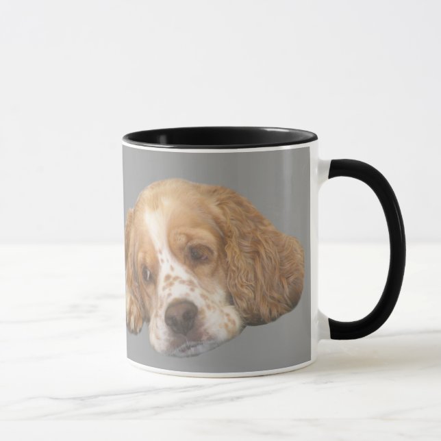 Taza de las pecas de cocker spaniel (Derecha)