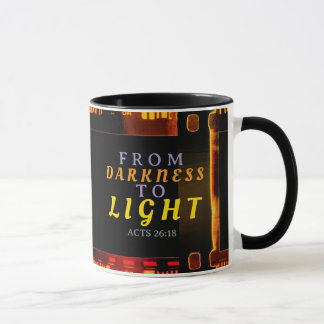 Taza De las tinieblas a la luz Hechos 26:18