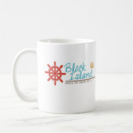 Taza de las vacaciones del Block Island