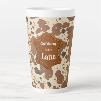 Taza de Latte Genuina al 100% | Estética de Café d