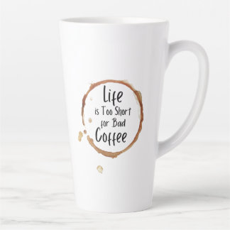 Taza de Latte Solo Café Bueno