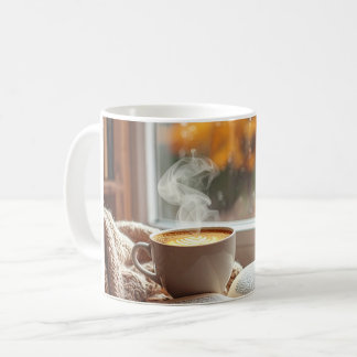 Taza de lectura de café acogedor