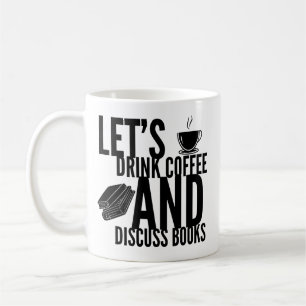 Taza de lectura de libros de café