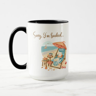 Taza de lectura linda "Lo siento, estoy reservada"