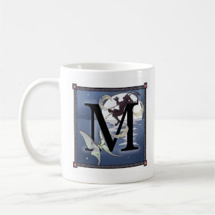 Taza de Letterblock de la mezcla - con la letra "M