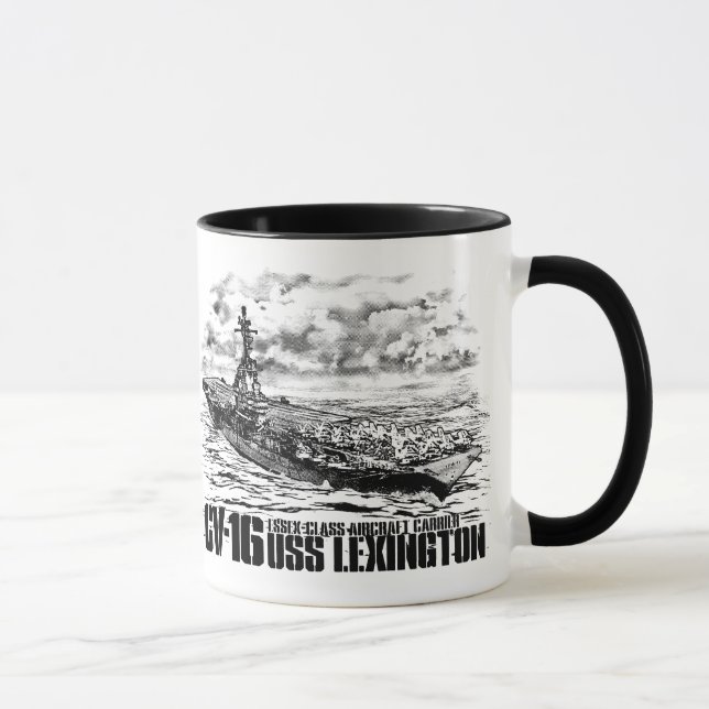 Taza de Lexington de portaaviones (Derecha)